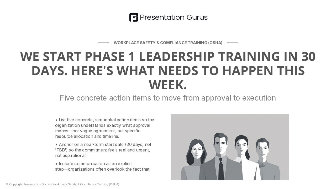 Commitment: Next Steps & Program Timeline